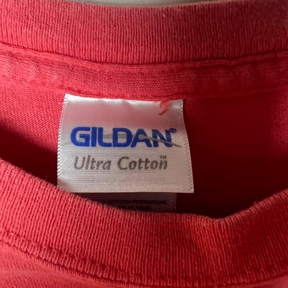 Gildan Rick’s Durty Harry’s Key West Florida Bar Shirt Short Sleeve Pink/Red Lrg - Picture 4 of 7